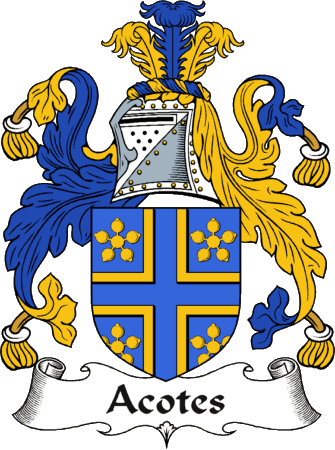 Acotes Coat of Arms