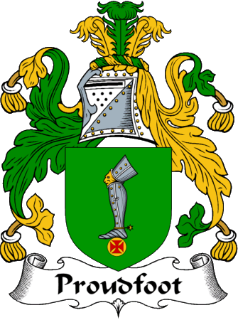 Proudfoot Clan Coat of Arms