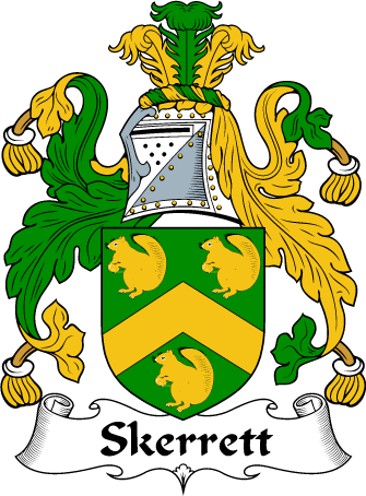 Skerrett Clan Coat of Arms